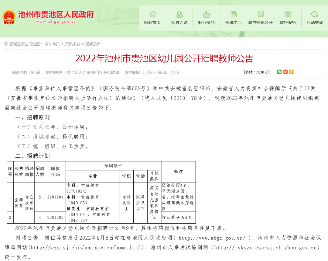 贵池区特殊教育事业单位最新招聘信息揭秘